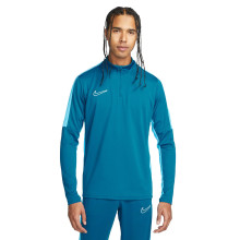 Felpa Dri-Fit Academy 23 Green Abyss-Baltic Blue-White